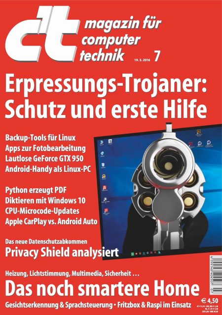 c’t Magazin 2016-07