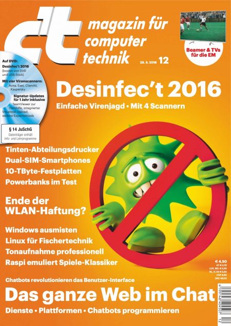 c’t Magazin 2016-12
