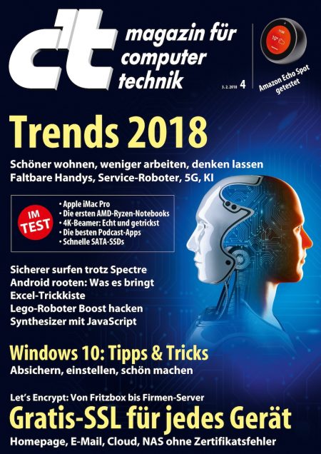 c’t Magazin 2018-04