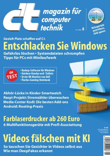 c’t Magazin 2018-08